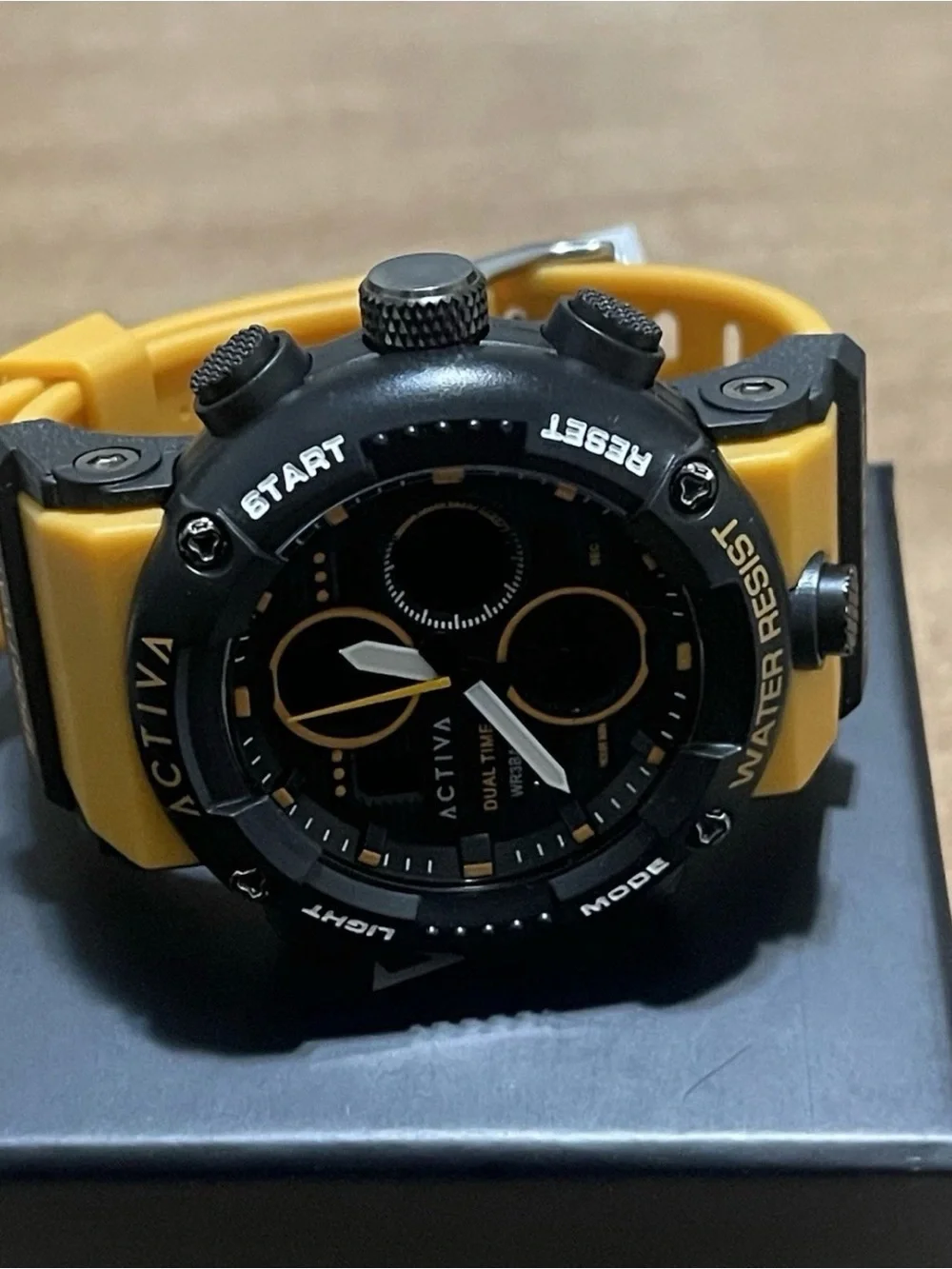 Activa X Invicta Digital Men's Watch - 52mm. Orange & Black, New